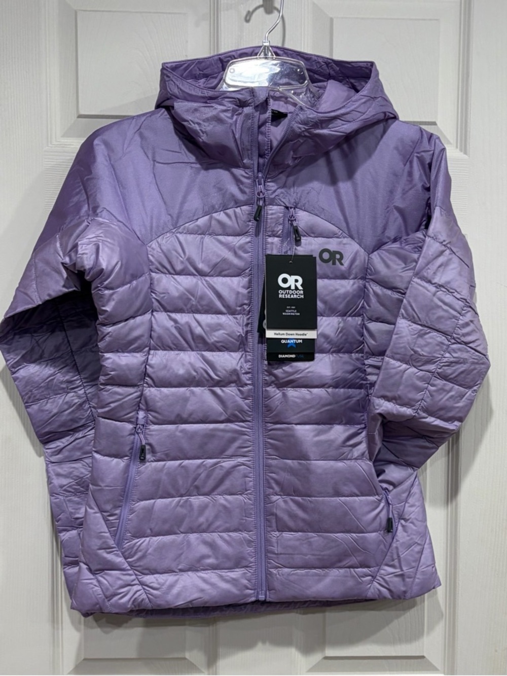 Outdoor Research Women's XS Helium Down Hoodie Jacket NWT